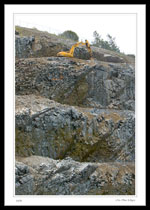 Excavation for the St. John's sewerage treatment plant near the harbour