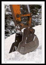 Packing Snow for a Ski-doo Jumping ramp