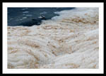 Foam along the shore